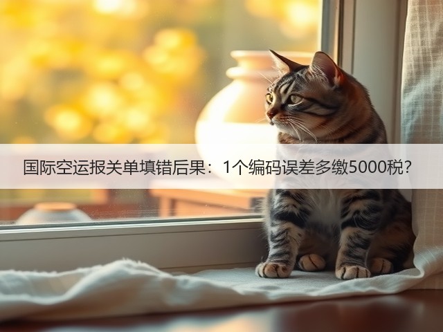 国际空运报关单填错后果:1个编码误差多缴5000税?(图1) 国际空运报关单填错后果:1个编码误差多缴5000税?(图1)