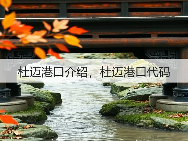 杜迈港口介绍，杜迈港口代码(图1)