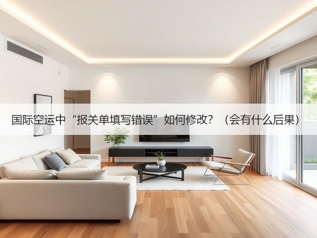 国际空运中“报关单填写错误”如何修改?(会有什么后果)(图2) 国际空运中“报关单填写错误”如何修改?(会有什么后果)(图2)