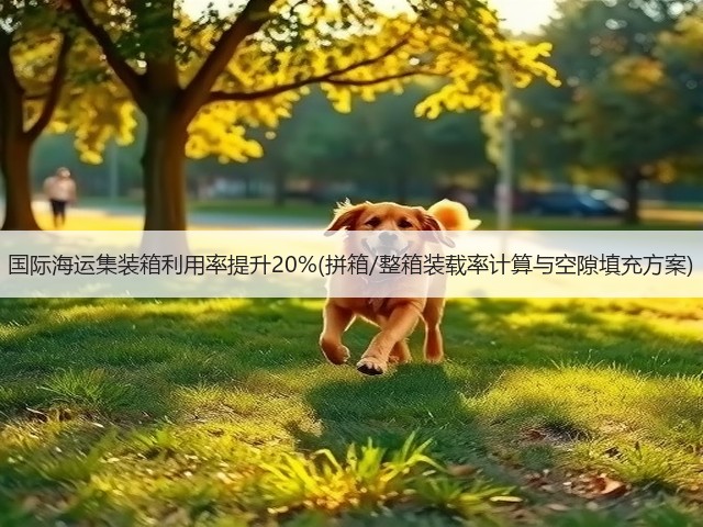 国际海运集装箱利用率提升20%(拼箱/整箱装载率计算与空隙填充方案)(图3)