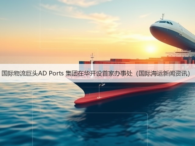 国际物流巨头AD Ports 集团在华开设首家办事处（国际海运新闻资讯）(图3)