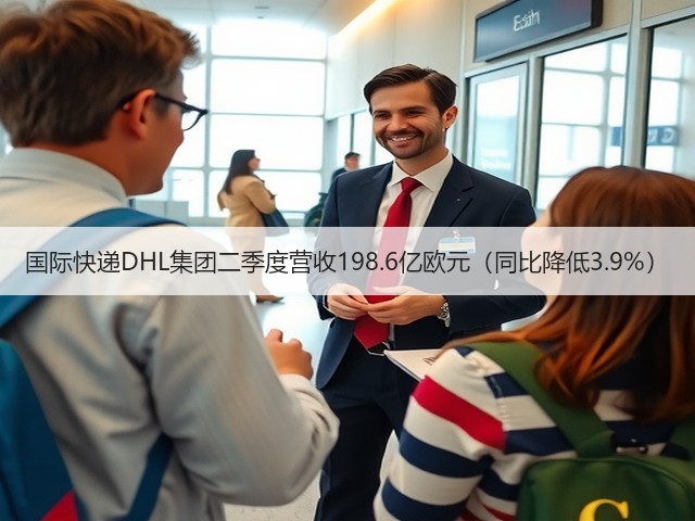 国际快递DHL集团二季度营收198.6亿欧元（同比降低3.9%）(图1)