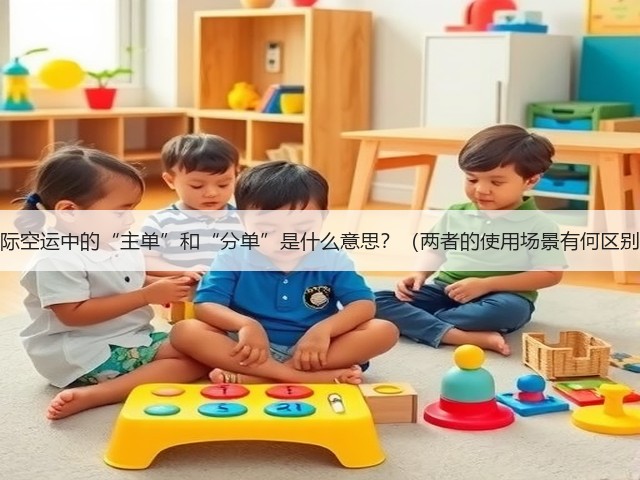国际空运中的“主单”和“分单”是什么意思？（两者的使用场景有何区别）(图3)