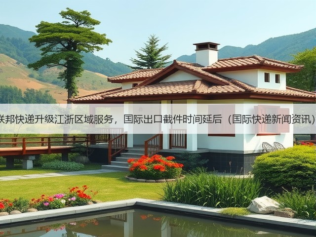 联邦快递升级江浙区域服务,国际出口截件时间延后(国际快递新闻资讯)(图1) 联邦快递升级江浙区域服务,国际出口截件时间延后(国际快递新闻资讯)(图1)