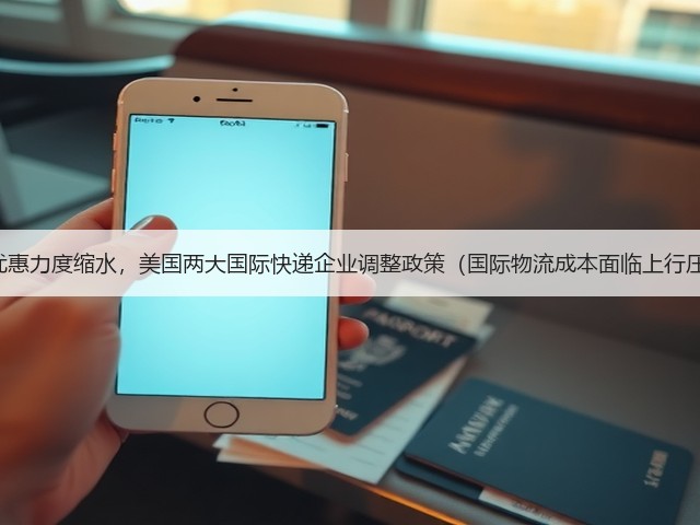运输优惠力度缩水，美国两大国际快递企业调整政策（国际物流成本面临上行压力 ）(图3)