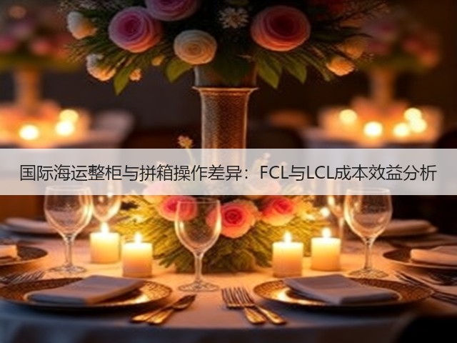国际海运整柜与拼箱操作差异:FCL与LCL成本效益分析(图1) 国际海运整柜与拼箱操作差异:FCL与LCL成本效益分析(图1)