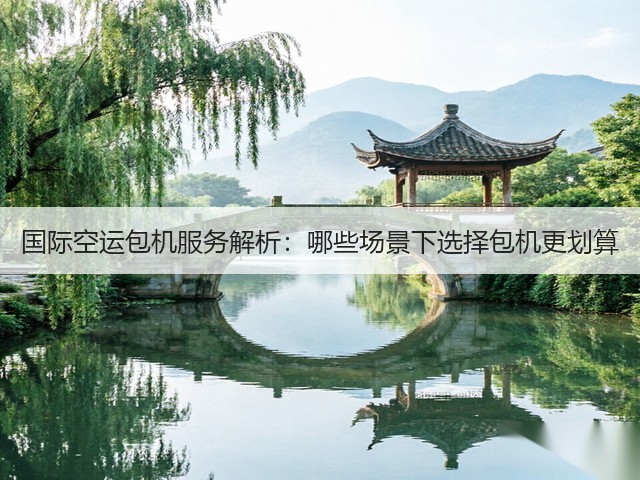 国际空运包机服务解析：哪些场景下选择包机更划算(图3)