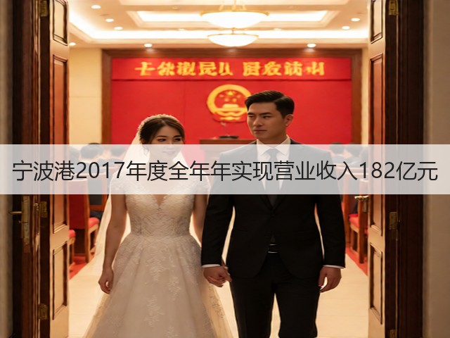 宁波港2017年度全年年实现营业收入182亿元(图1)