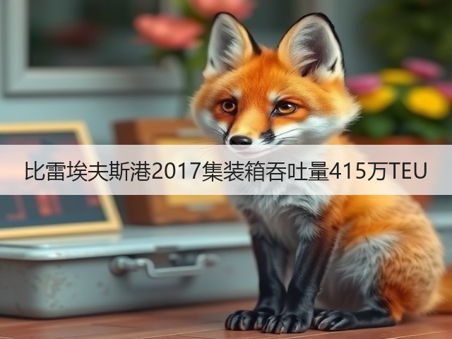 比雷埃夫斯港2017集装箱吞吐量415万TEU(图2)