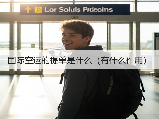 国际空运的提单是什么(有什么作用)(图1) 国际空运的提单是什么(有什么作用)(图1)