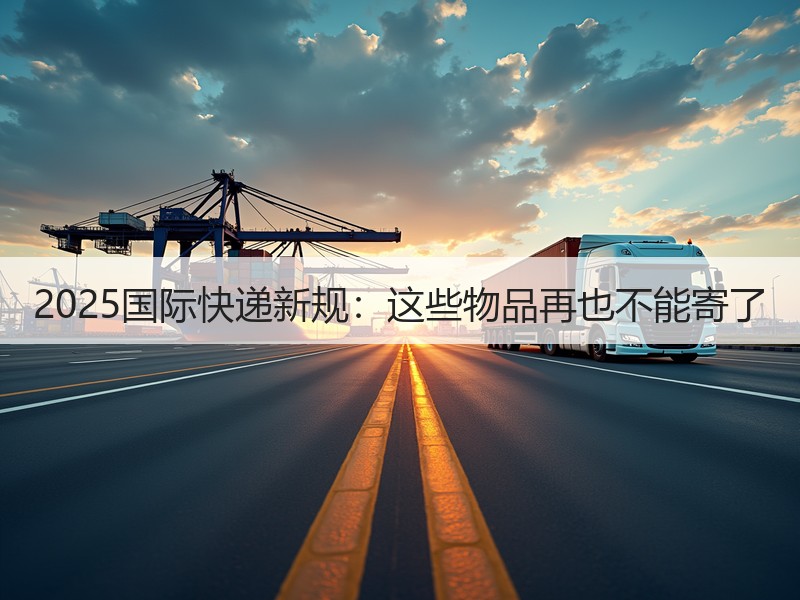 2025国际快递新规：这些物品再也不能寄了