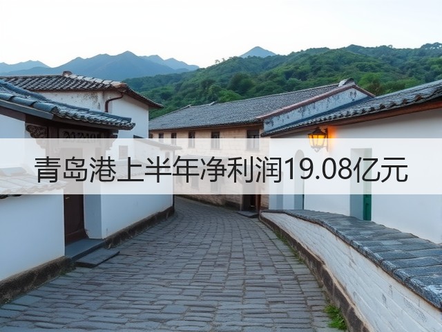 青岛港上半年净利润19.08亿元(图2)