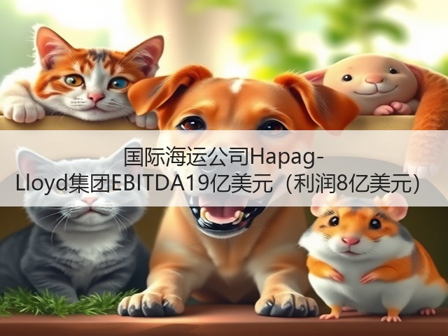 国际海运公司Hapag-Lloyd集团EBITDA19亿美元(利润8亿美元)(图1) 国际海运公司Hapag-Lloyd集团EBITDA19亿美元(利润8亿美元)(图1)