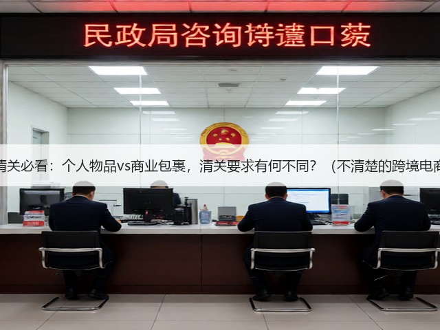 国际快递清关必看：个人物品vs商业包裹，清关要求有何不同？（不清楚的跨境电商请注意）(图1)