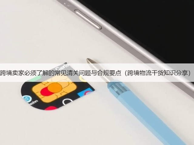 跨境卖家必须了解的常见清关问题与合规要点(跨境物流干货知识分享)(图2) 跨境卖家必须了解的常见清关问题与合规要点(跨境物流干货知识分享)(图2)