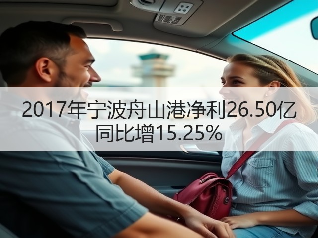 2017年宁波舟山港净利26.50亿 同比增15.25%(图1)