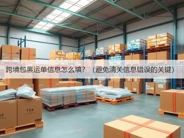 跨境包裹运单信息怎么填？（避免清关信息错误的关键）(图3)