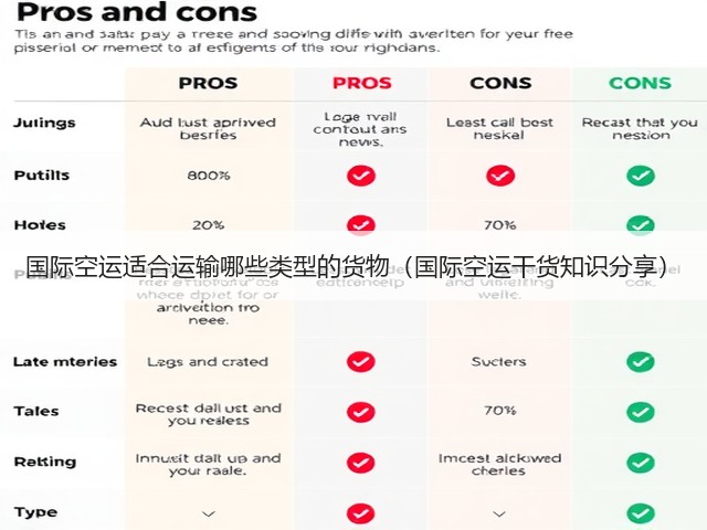 国际空运适合运输哪些类型的货物(国际空运干货知识分享)(图1) 国际空运适合运输哪些类型的货物(国际空运干货知识分享)(图1)