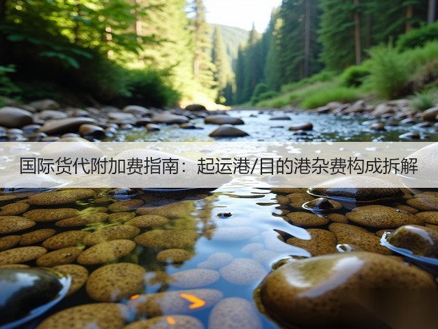 国际货代附加费指南：起运港/目的港杂费构成拆解(图3)