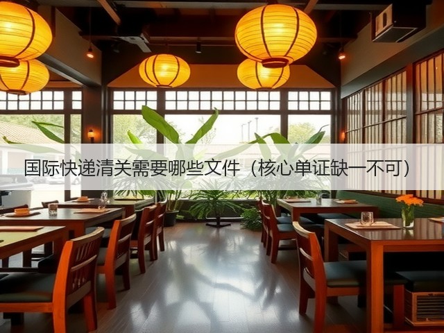 国际快递清关需要哪些文件(核心单证缺一不可)(图1) 国际快递清关需要哪些文件(核心单证缺一不可)(图1)