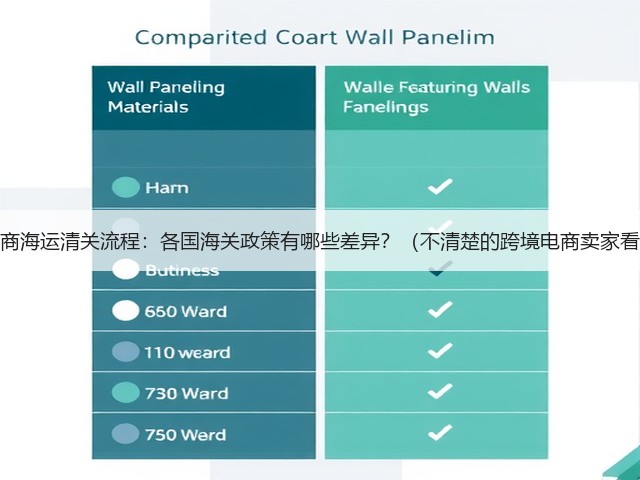 跨境电商海运清关流程:各国海关政策有哪些差异?(不清楚的跨境电商卖家看过来)(图3) 跨境电商海运清关流程:各国海关政策有哪些差异?(不清楚的跨境电商卖家看过来)(图3)