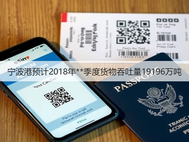 宁波港预计2018年**季度货物吞吐量19196万吨(图3)