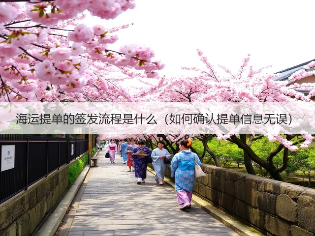 海运提单的签发流程是什么（如何确认提单信息无误）(图3)
