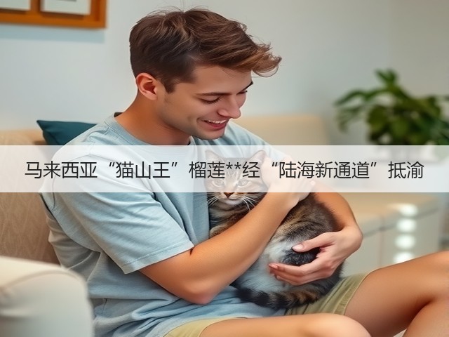 马来西亚“猫山王”榴莲**经“陆海新通道”抵渝(图1)