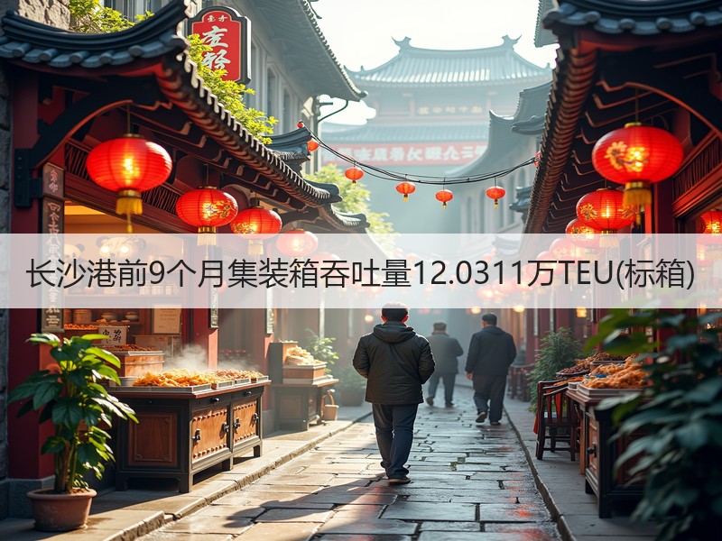 长沙港前9个月集装箱吞吐量12.0311万TEU(标箱)