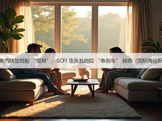 国际海运美西线加班船 “搅局”，SCFI 连涨五周后 “急刹车” 转跌（国际海运新闻资讯）(图3)