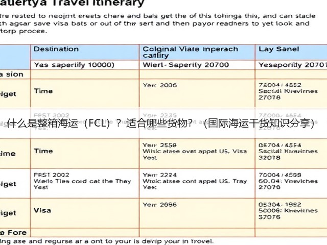 什么是整箱海运（FCL）？适合哪些货物？（国际海运干货知识分享）(图1)