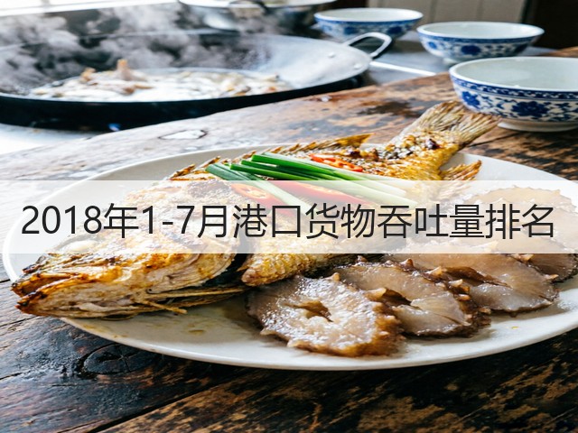 2018年1-7月港口货物吞吐量排名(图2)