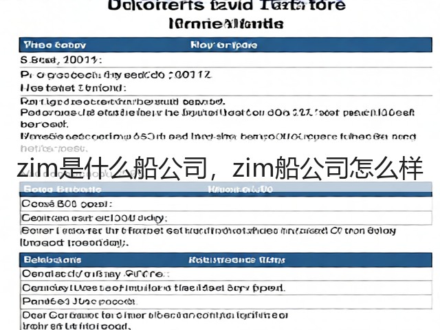zim是什么船公司,zim船公司怎么样(图2) zim是什么船公司,zim船公司怎么样(图2)