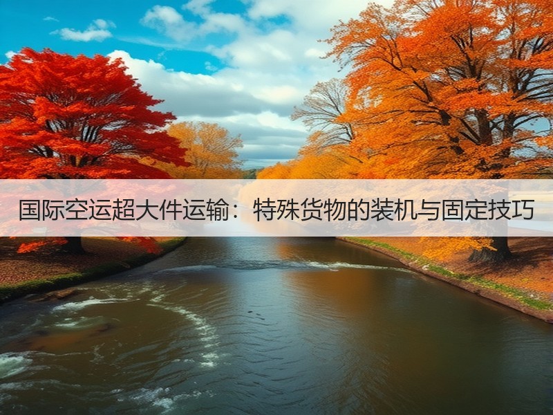 国际空运超大件运输：特殊货物的装机与固定技巧