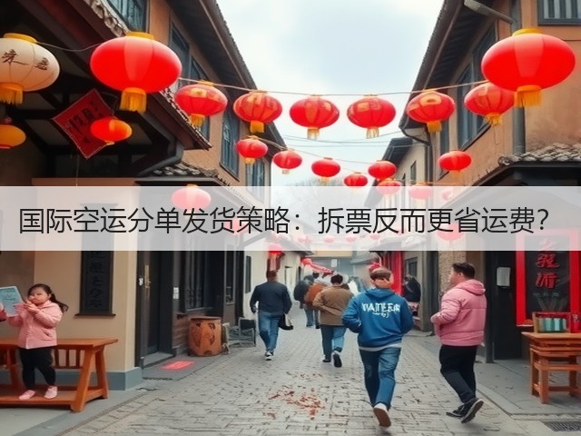 国际空运分单发货策略：拆票反而更省运费？(图1)