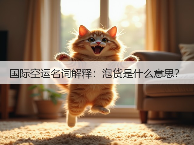 国际空运名词解释:泡货是什么意思?(图3) 国际空运名词解释:泡货是什么意思?(图3)