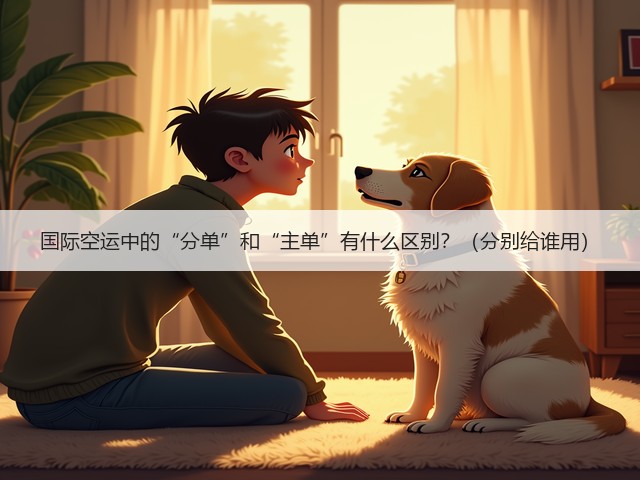 国际空运中的“分单”和“主单”有什么区别?(分别给谁用)(图3) 国际空运中的“分单”和“主单”有什么区别?(分别给谁用)(图3)