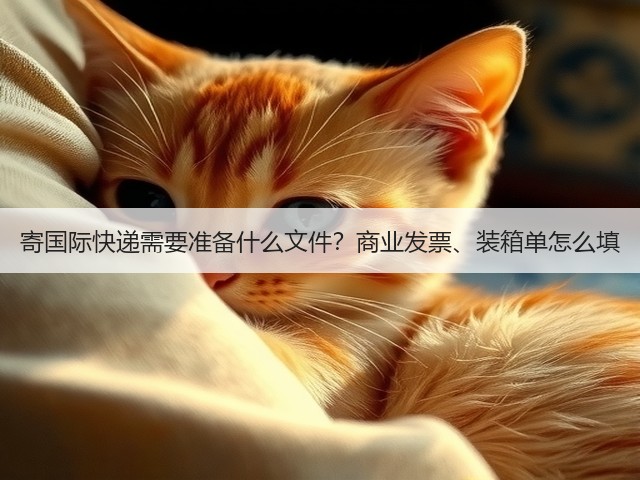 寄国际快递需要准备什么文件？商业发票、装箱单怎么填(图3)