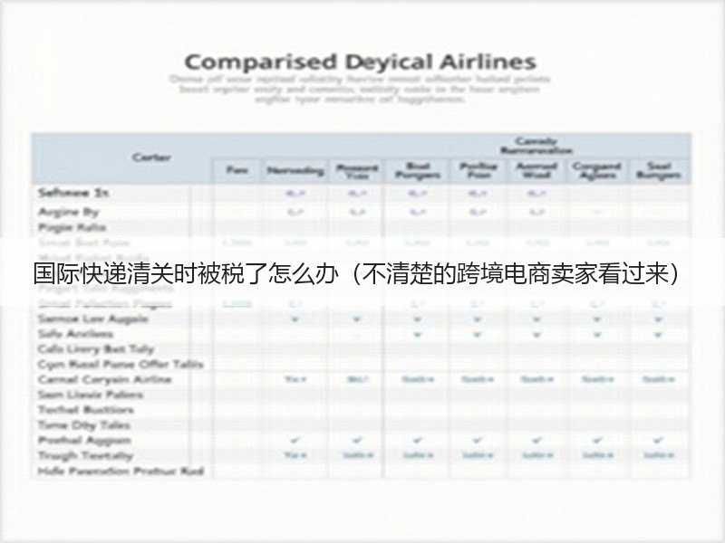 国际快递清关时被税了怎么办（不清楚的跨境电商卖家看过来）