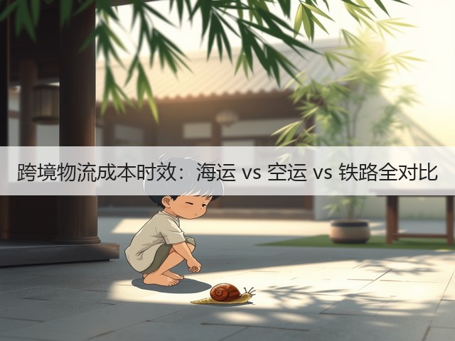 跨境物流成本时效：海运 vs 空运 vs 铁路全对比(图1)
