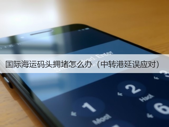 国际海运码头拥堵怎么办（中转港延误应对）(图1)