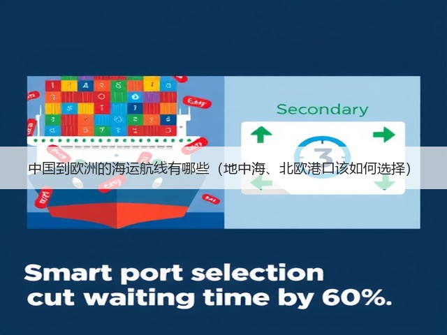 中国到欧洲的海运航线有哪些（地中海、北欧港口该如何选择）(图2)