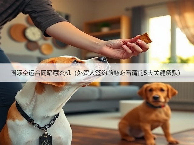 国际空运合同暗藏玄机（外贸人签约前务必看清的5大关键条款）(图2)
