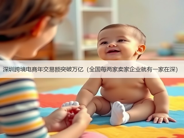 深圳跨境电商年交易额突破万亿(全国每两家卖家企业就有一家在深)(图2) 深圳跨境电商年交易额突破万亿(全国每两家卖家企业就有一家在深)(图2)