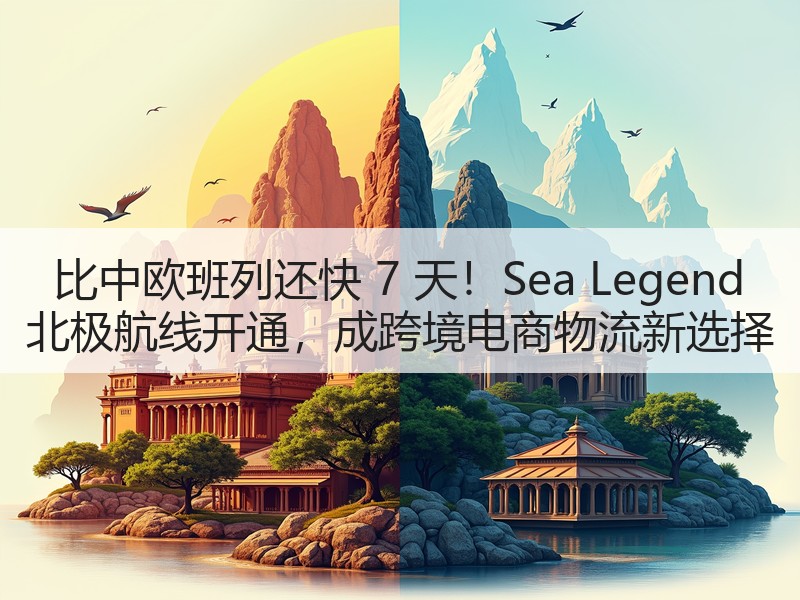 比中欧班列还快 7 天!Sea Legend 北极航线开通,成跨境电商物流新选择 比中欧班列还快 7 天!Sea Legend 北极航线开通,成跨境电商物流新选择