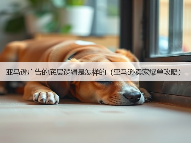 亚马逊广告的底层逻辑是怎样的(亚马逊卖家爆单攻略)(图1) 亚马逊广告的底层逻辑是怎样的(亚马逊卖家爆单攻略)(图1)