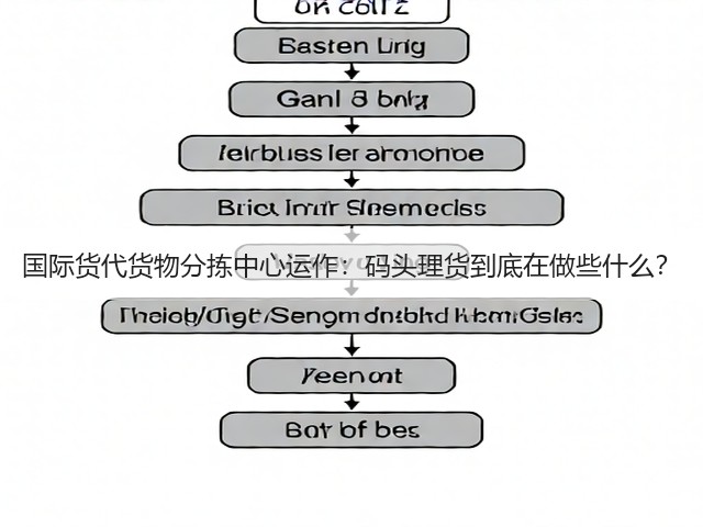 国际货代货物分拣中心运作：码头理货到底在做些什么？(图3)