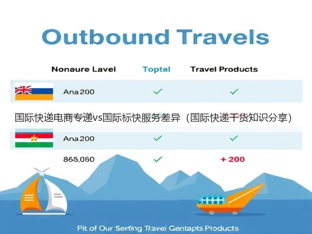 国际快递电商专递vs国际标快服务差异（国际快递干货知识分享）(图3)