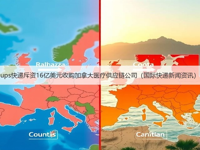 ups快递斥资16亿美元收购加拿大医疗供应链公司（国际快递新闻资讯）(图1)