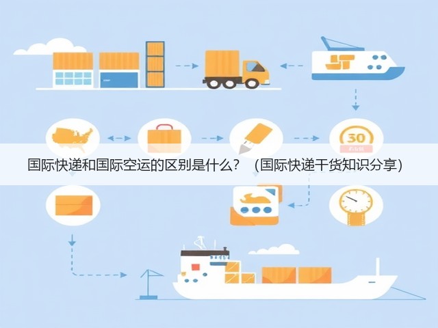 国际快递和国际空运的区别是什么？（国际快递干货知识分享）(图1)